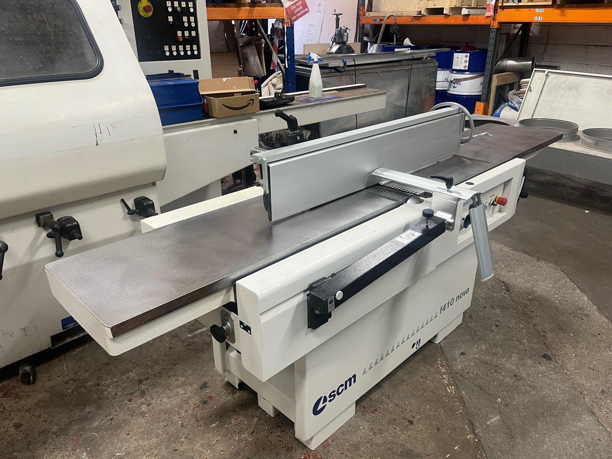 Using Surface Planer Used SCM F410 Nova Surface Planer